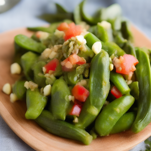 Ensalada de nopales y espinacas con aderezo de chile poblano

